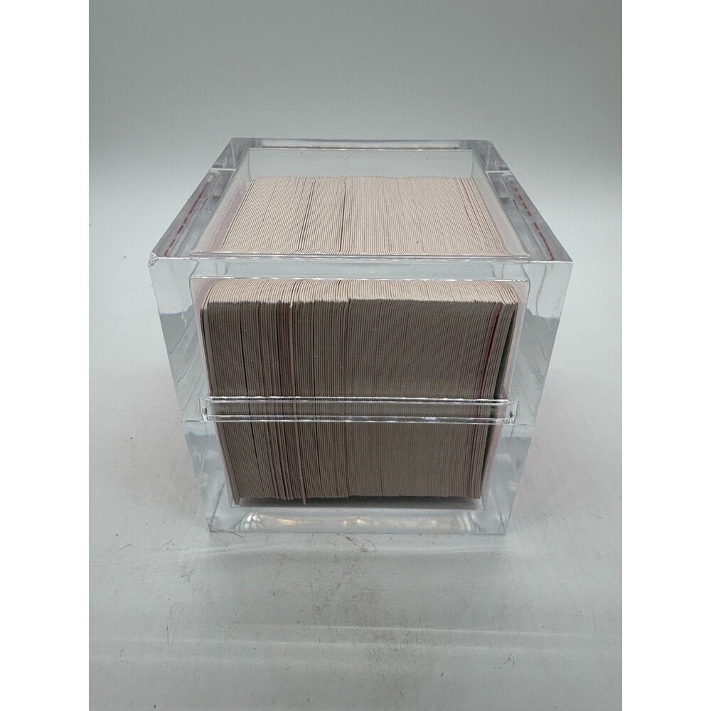 Table Topics Conversation Original Questions Party Game Cards Acrylic Box - Picture 3 of 6